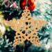 Handcrafted Victorian Style Fretwork Star Christmas Tree Ornament - Made In USA
